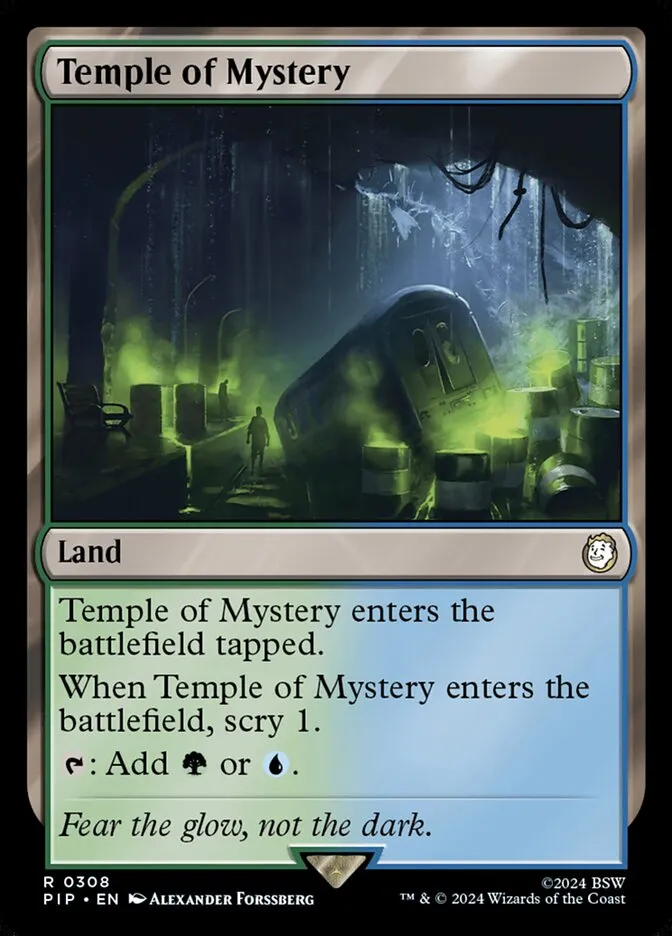 2024 Fallout Temple of Mystery #308 rare card image