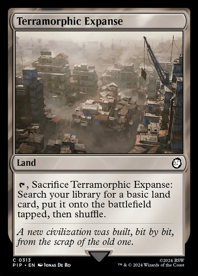 2024 Fallout Terramorphic Expanse common #313 common card image