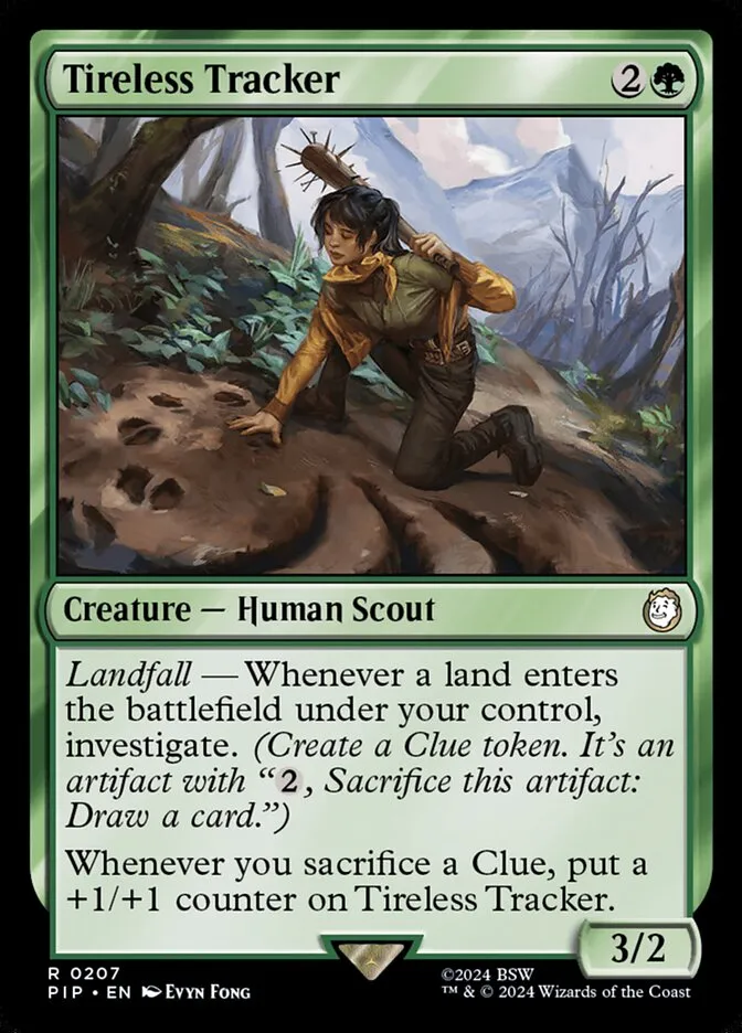 2024 Fallout Tireless Tracker rare #207 rare card image