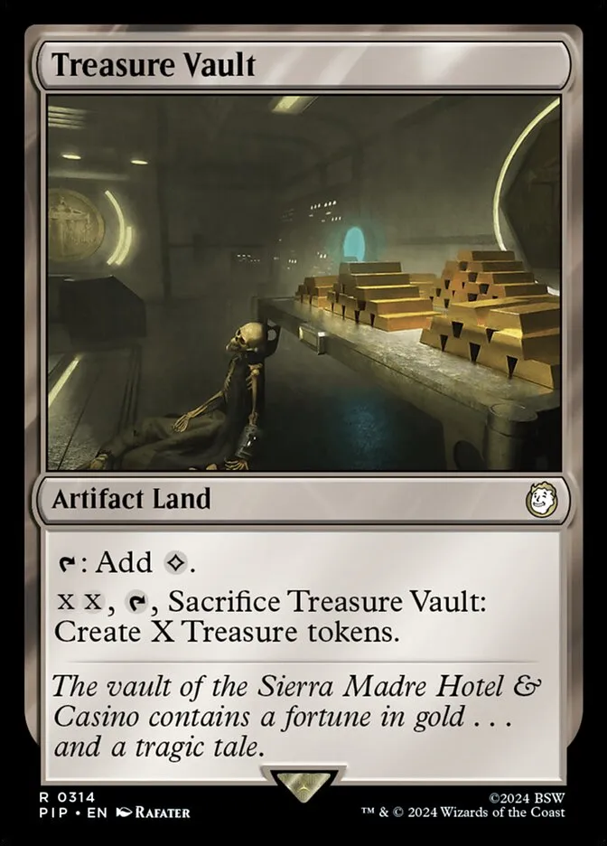 2024 Fallout Treasure Vault rare #314 rare card image