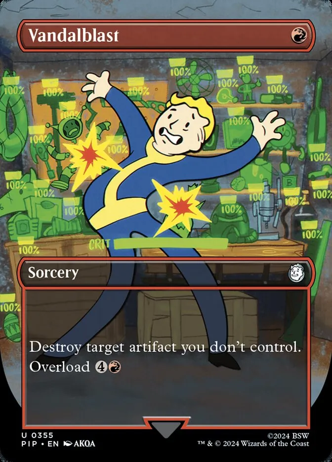 2024 Fallout Vandalblast uncommon #355 uncommon card image