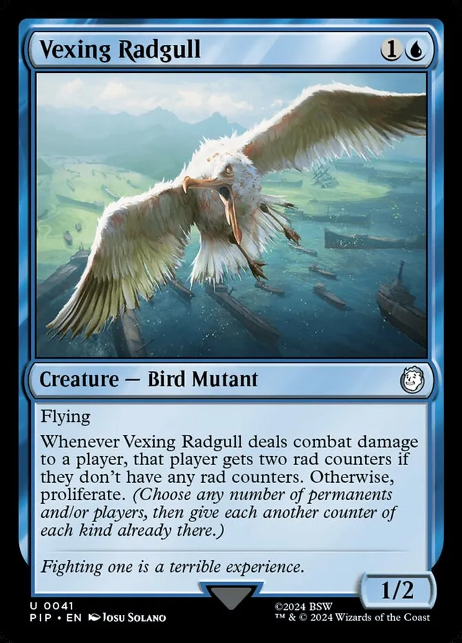 2024 Fallout Vexing Radgull [Foil] uncommon #41 uncommon card image
