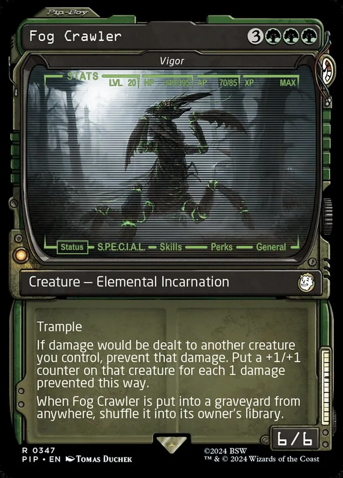 2024 Fallout Vigor rare #347 rare card image