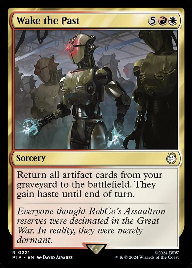 2024 Fallout Wake the Past #221 rare card image