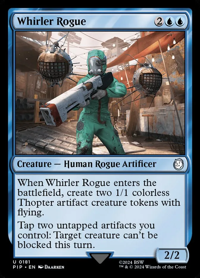 2024 Fallout Whirler Rogue #181 uncommon card image