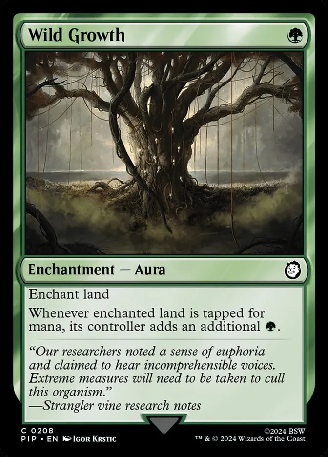 2024 Fallout Wild Growth common #208 common card image