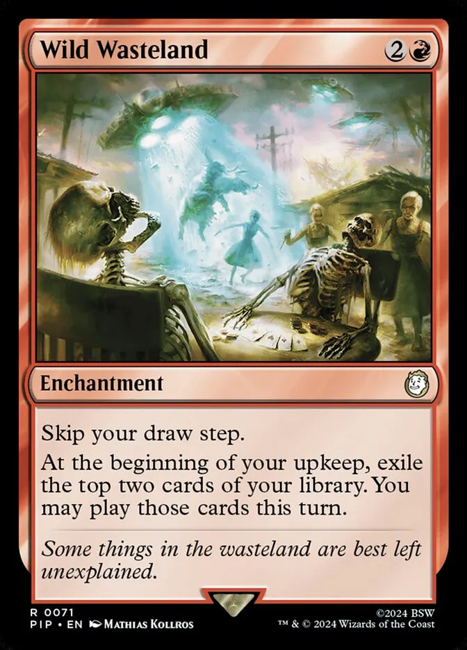 2024 Fallout Wild Wasteland [Foil] rare #71 rare card image