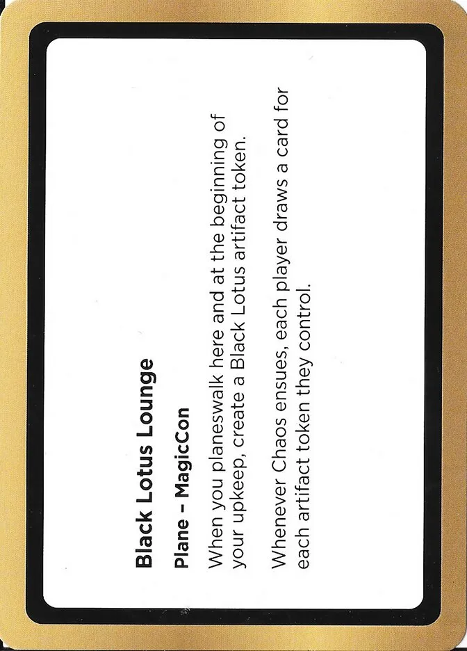 2024 Black Lotus Unknown Planechase Black Lotus Lounge common #PLA003a common card image