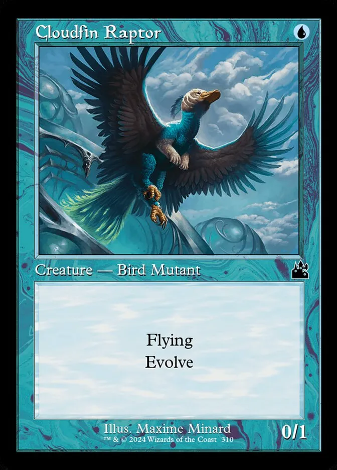 2024 Ravnica Remastered Cloudfin Raptor [Retro Frame] common #310 common card image