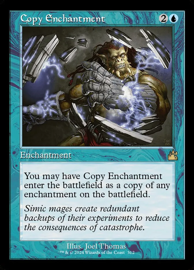 2024 Ravnica Remastered Copy Enchantment [Serialized] rare #312 rare card image