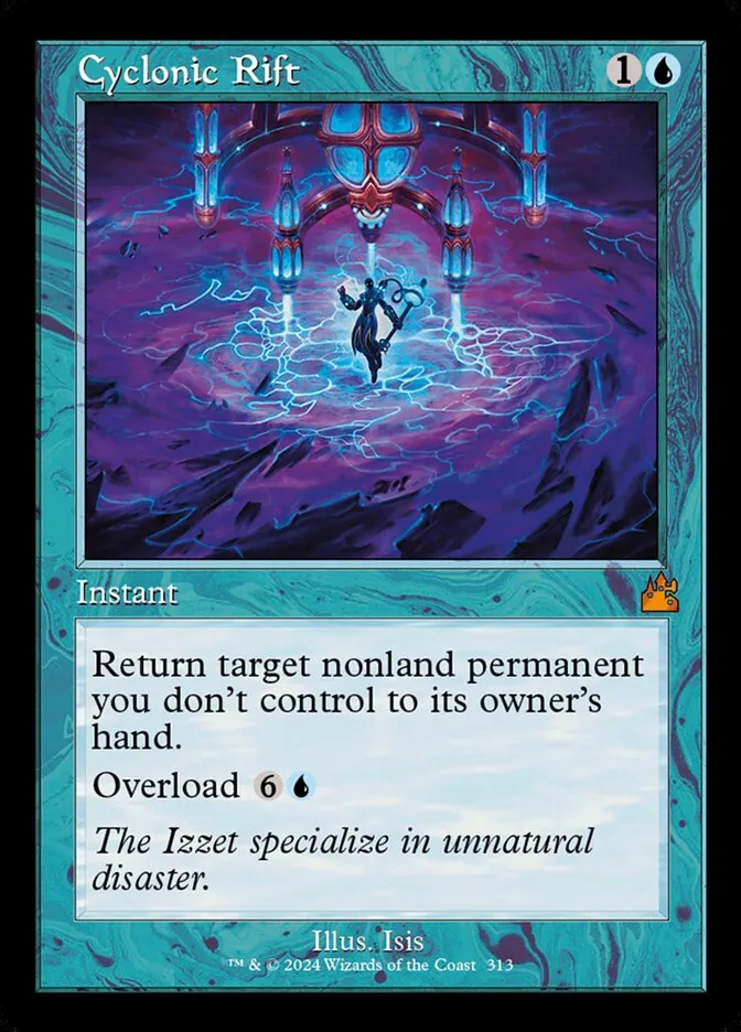 2024 Ravnica Remastered Cyclonic Rift [Serialized] mythic #313 mythic card image