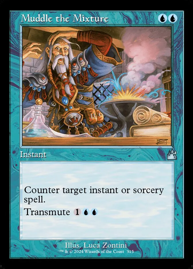2024 Ravnica Remastered Muddle the Mixture [Retro Frame] uncommon #315 uncommon card image