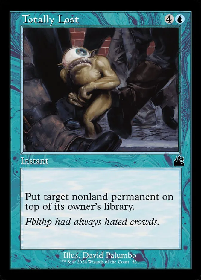 2024 Ravnica Remastered Totally Lost [Retro Frame] common #321 common card image