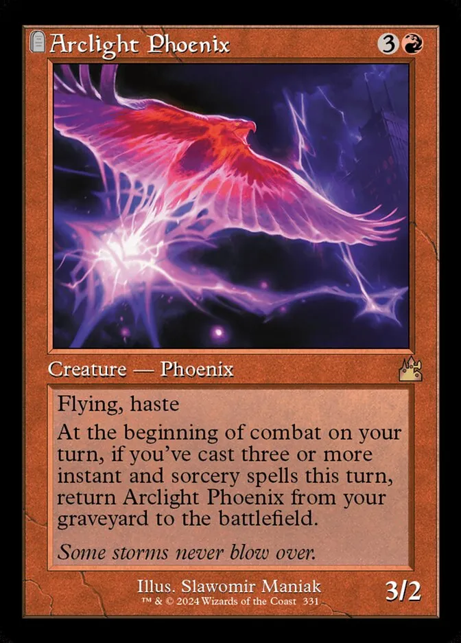 2024 Ravnica Remastered Arclight Phoenix [Serialized] rare #331 rare card image