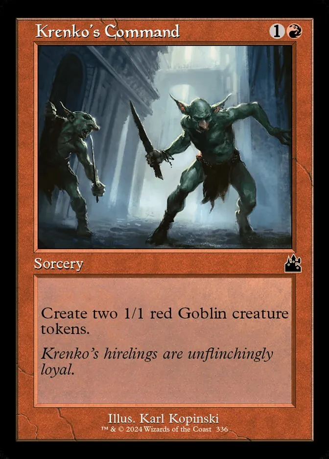 2024 Ravnica Remastered Krenko's Command common #336 common card image
