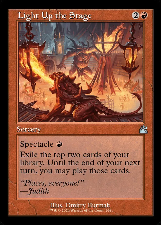 2024 Ravnica Remastered Light Up the Stage [Retro Frame] uncommon #338 uncommon card image