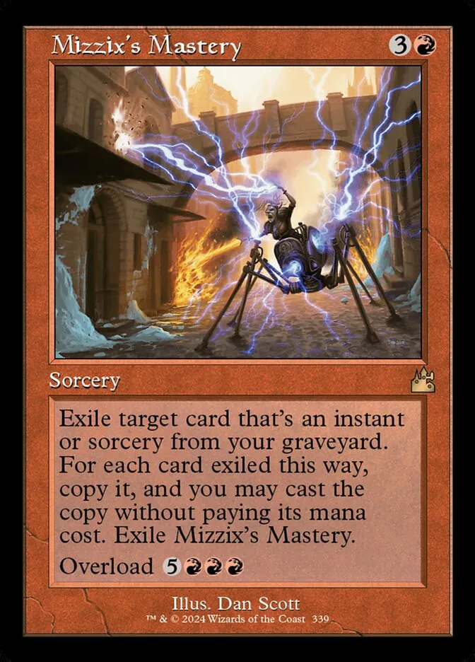2024 Ravnica Remastered Mizzix's Mastery [Serialized] rare #339 rare card image