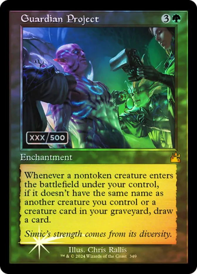 2024 Ravnica Remastered Guardian Project mythic #349z mythic card image