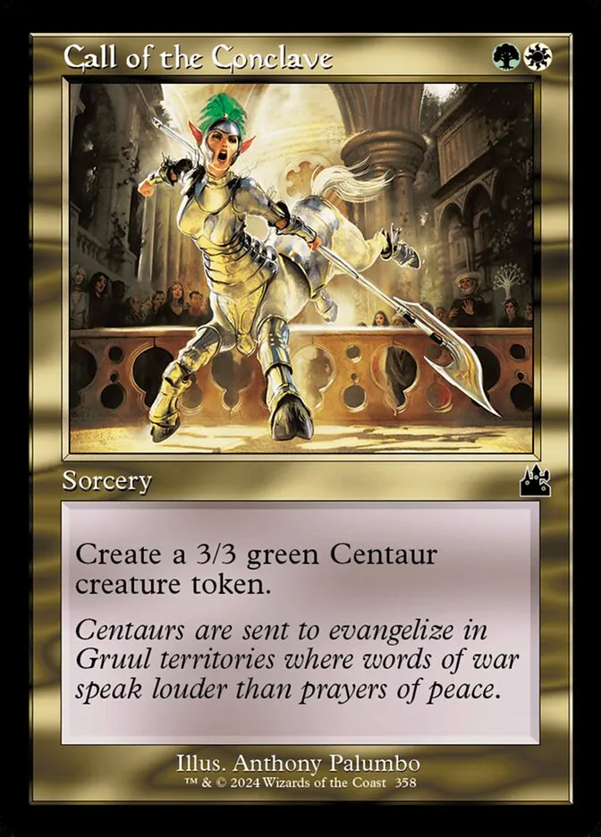 2024 Ravnica Remastered Call of the Conclave [Retro Frame] common #358 common card image