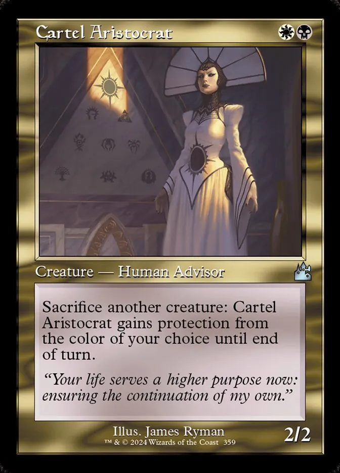 2024 Ravnica Remastered Cartel Aristocrat [Retro Frame] uncommon #359 uncommon card image