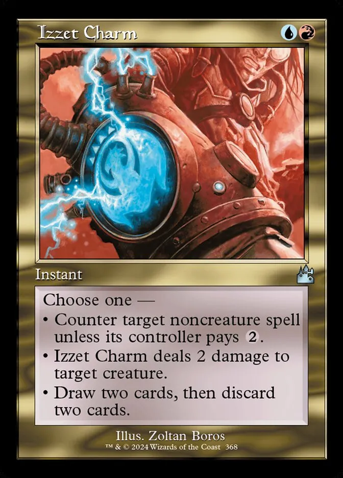 2024 Ravnica Remastered Izzet Charm [Retro Frame] uncommon #368 uncommon card image