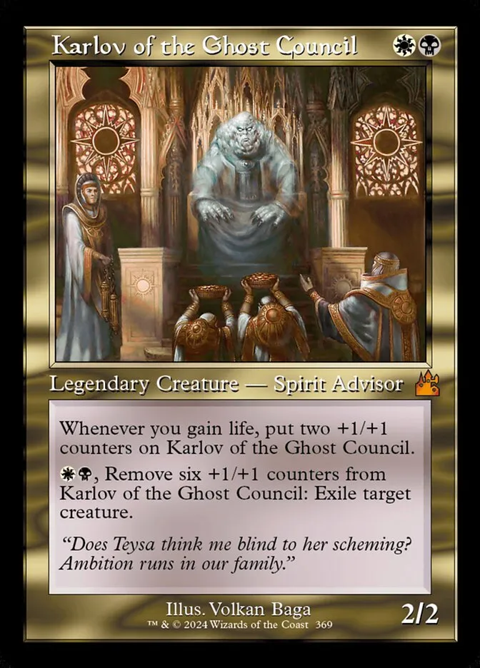 2024 Ravnica Remastered Karlov of the Ghost Council [Serialized] mythic #369 mythic card image