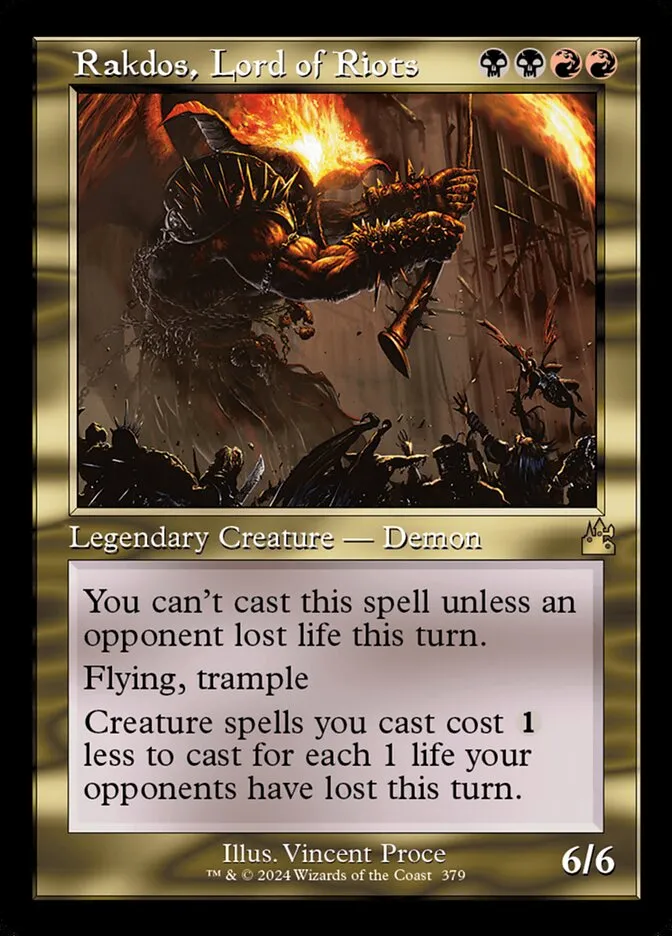2024 Ravnica Remastered Rakdos, Lord of Riots [Serialized] rare #379 rare card image