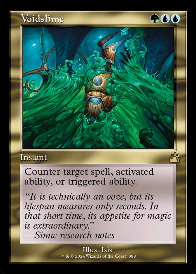 2024 Ravnica Remastered Voidslime [Serialized] rare #388 rare card image