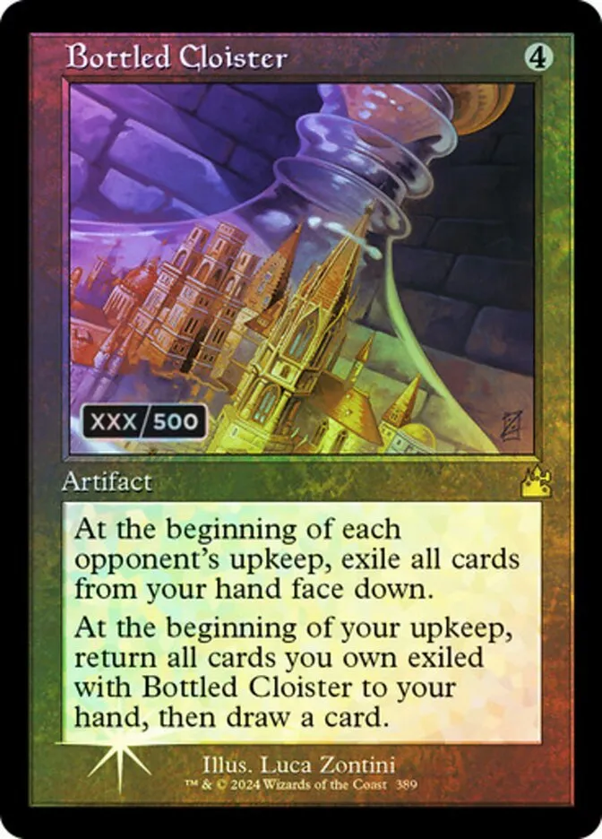 2024 Ravnica Remastered Bottled Cloister #389z rare card image