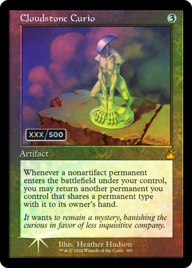 2024 Ravnica Remastered Cloudstone Curio #391z mythic card image