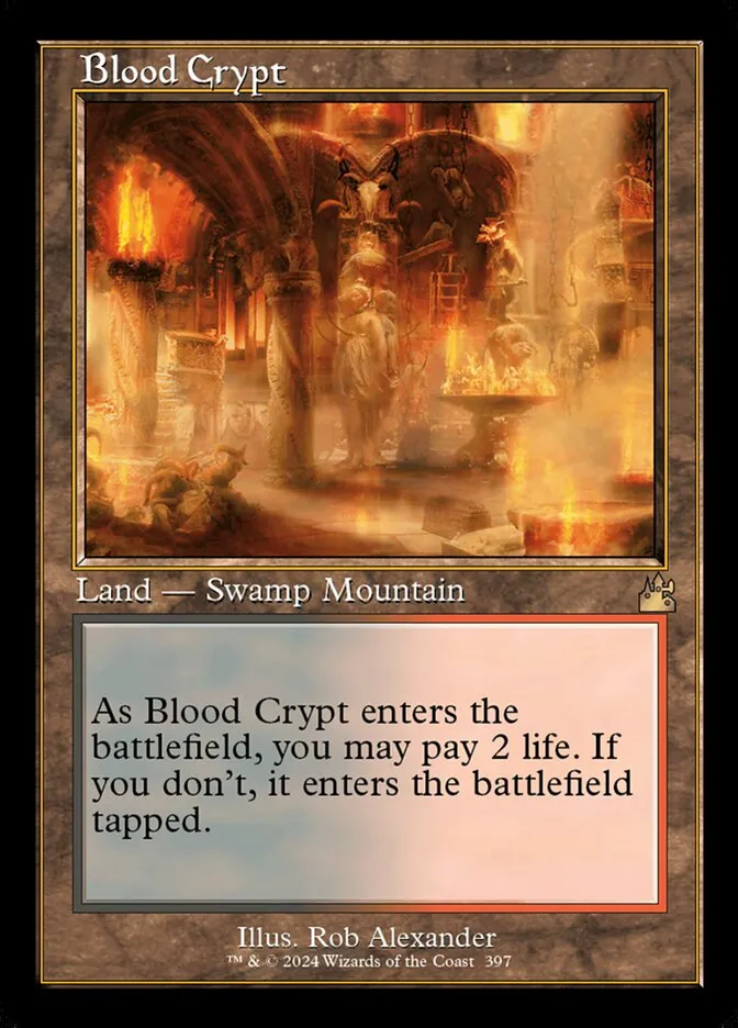 2024 Ravnica Remastered Blood Crypt [Serialized] rare #397 rare card image