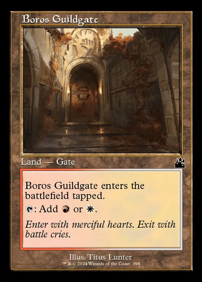 2024 Ravnica Remastered Boros Guildgate common #398 common card image