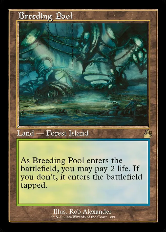 2024 Ravnica Remastered Breeding Pool [Serialized] rare #399 rare card image