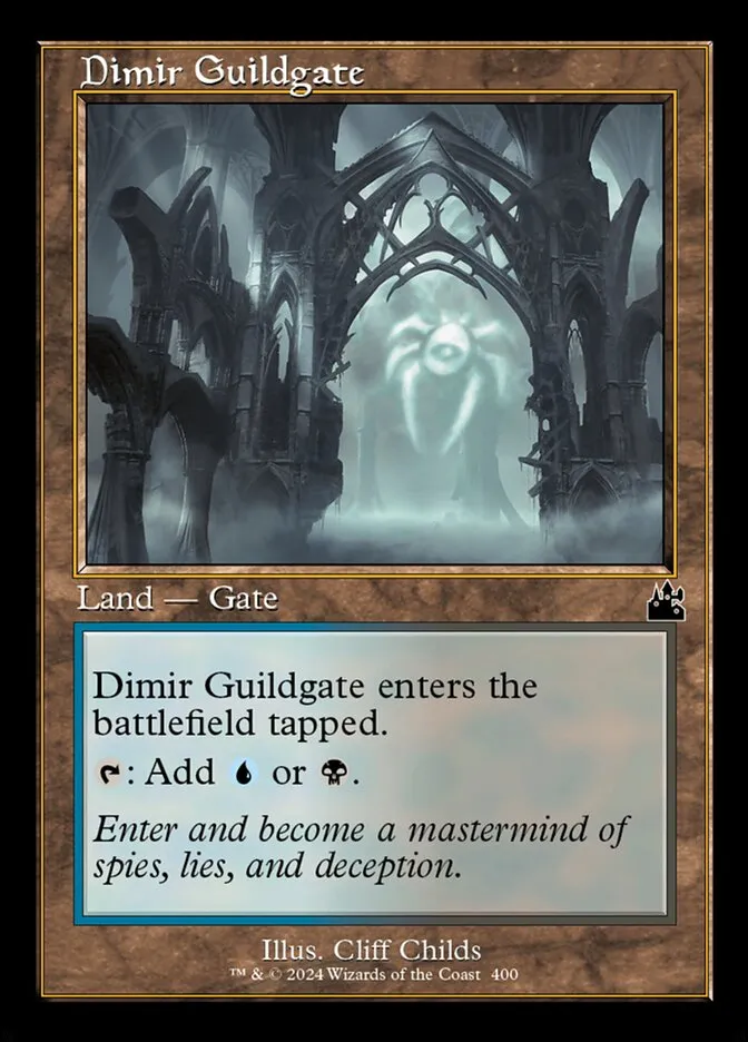 2024 Ravnica Remastered Dimir Guildgate common #400 common card image