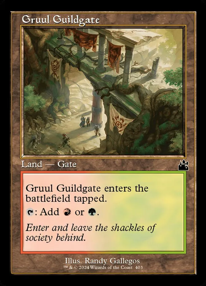 2024 Ravnica Remastered Gruul Guildgate #403 common card image