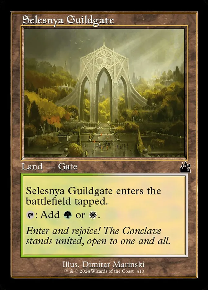 2024 Ravnica Remastered Selesnya Guildgate #410 common card image