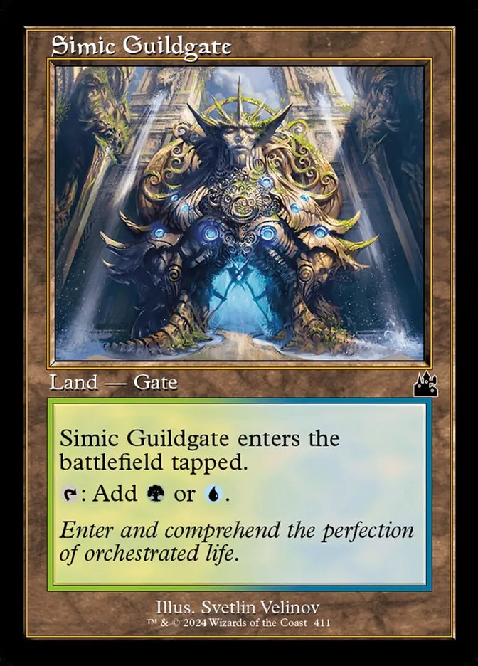 2024 Ravnica Remastered Simic Guildgate common #411 common card image