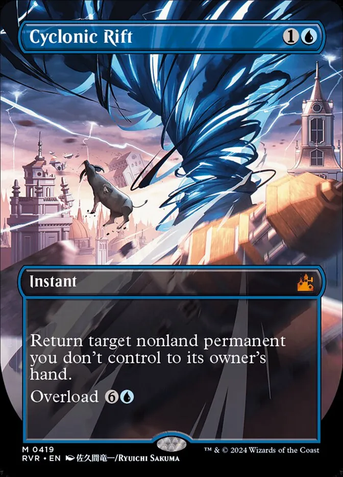 2024 Ravnica Remastered Cyclonic Rift mythic #419 mythic card image