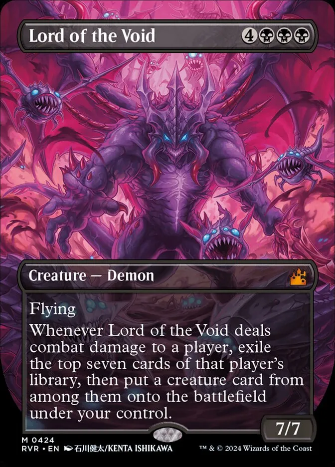 2024 Ravnica Remastered Lord of the Void mythic #424 mythic card image