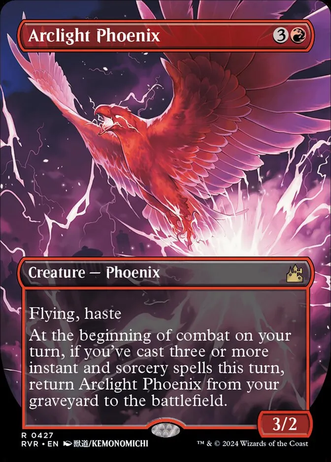 2024 Ravnica Remastered Arclight Phoenix rare #427 rare card image