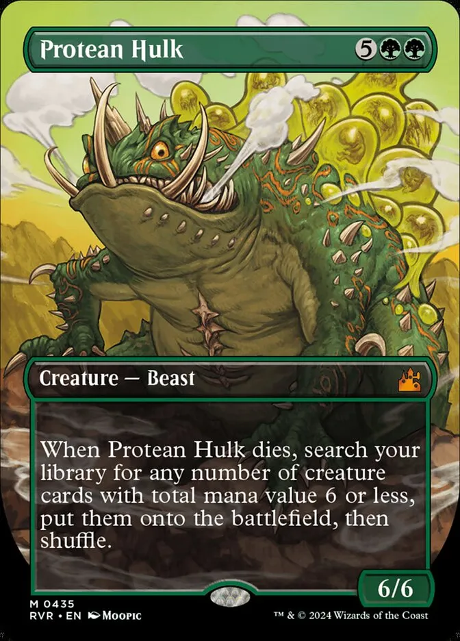 2024 Ravnica Remastered Protean Hulk mythic #435 mythic card image