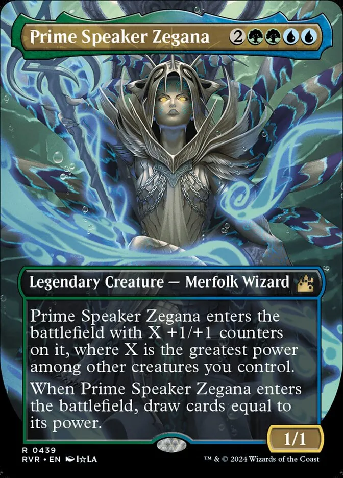 2024 Ravnica Remastered Prime Speaker Zegana rare #439 rare card image