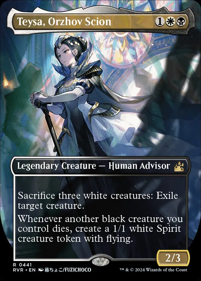 2024 Ravnica Remastered Teysa, Orzhov Scion rare #441 rare card image