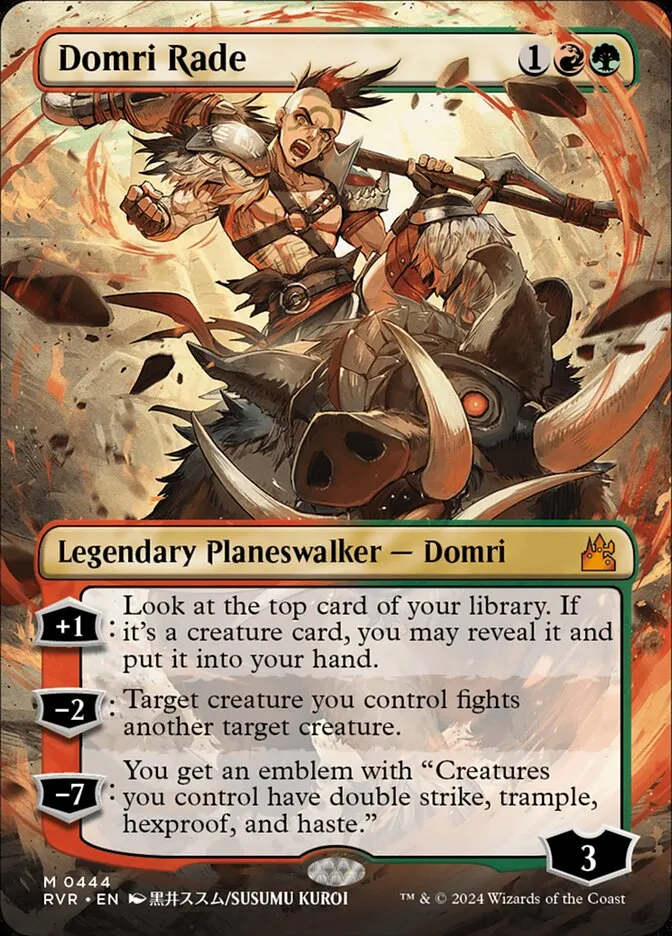 2024 Ravnica Remastered Domri Rade mythic #444 mythic card image