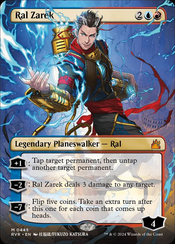 2024 Ravnica Remastered Ral Zarek mythic #445 mythic card image