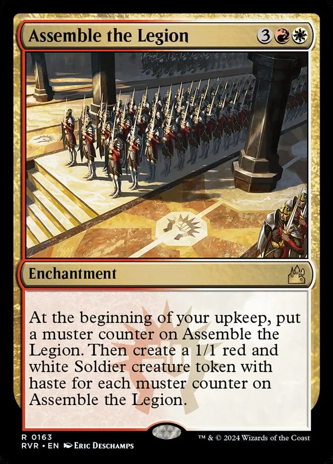 2024 Ravnica Remastered Assemble the Legion #163 rare card image