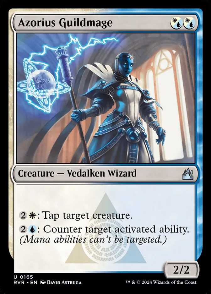 2024 Ravnica Remastered Azorius Guildmage uncommon #165 uncommon card image