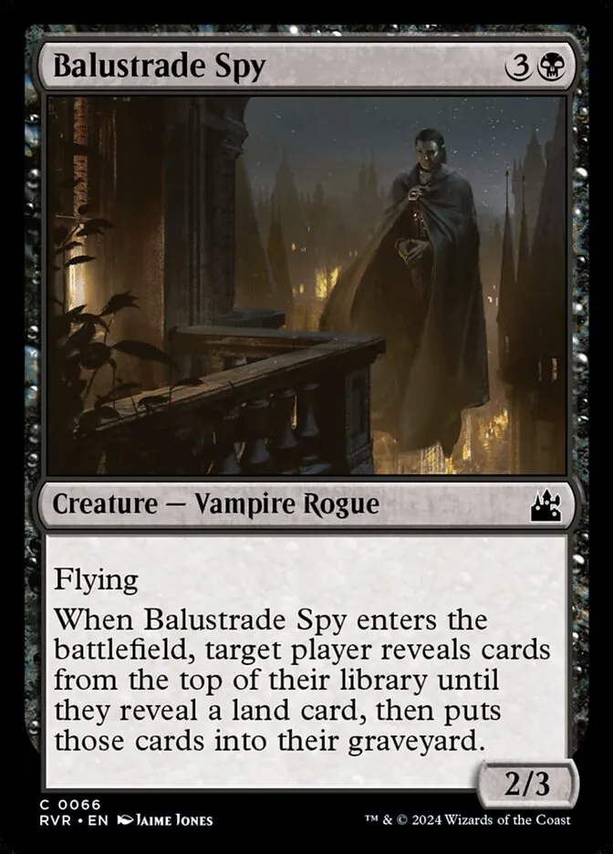 2024 Ravnica Remastered Balustrade Spy common #66 common card image