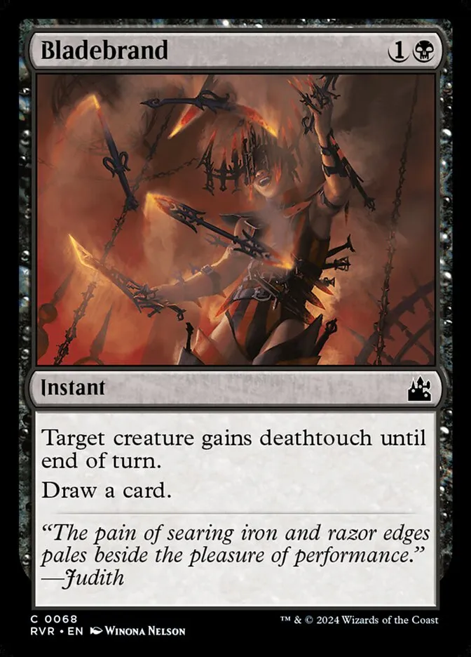 2024 Ravnica Remastered Bladebrand common #68 common card image