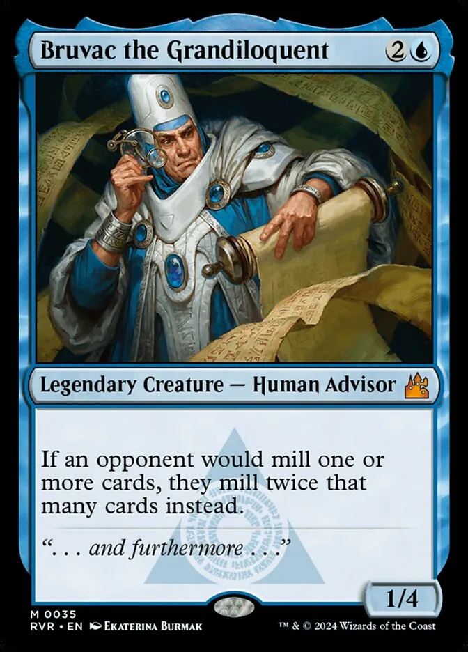 2024 Ravnica Remastered Bruvac the Grandiloquent mythic #35 mythic card image